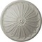 Ekena Millwork Brontes Ceiling Medallion (Fits Canopies up to 3 5/8"), 25 1/2"OD x 5 1/2"P, Pot of Cream CM25BRPCF - alternate 1